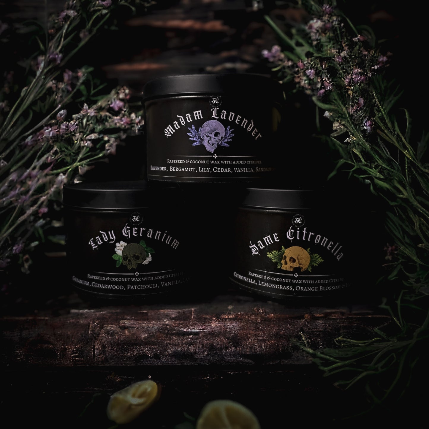 The Gardenia Collection Garden Candle Set