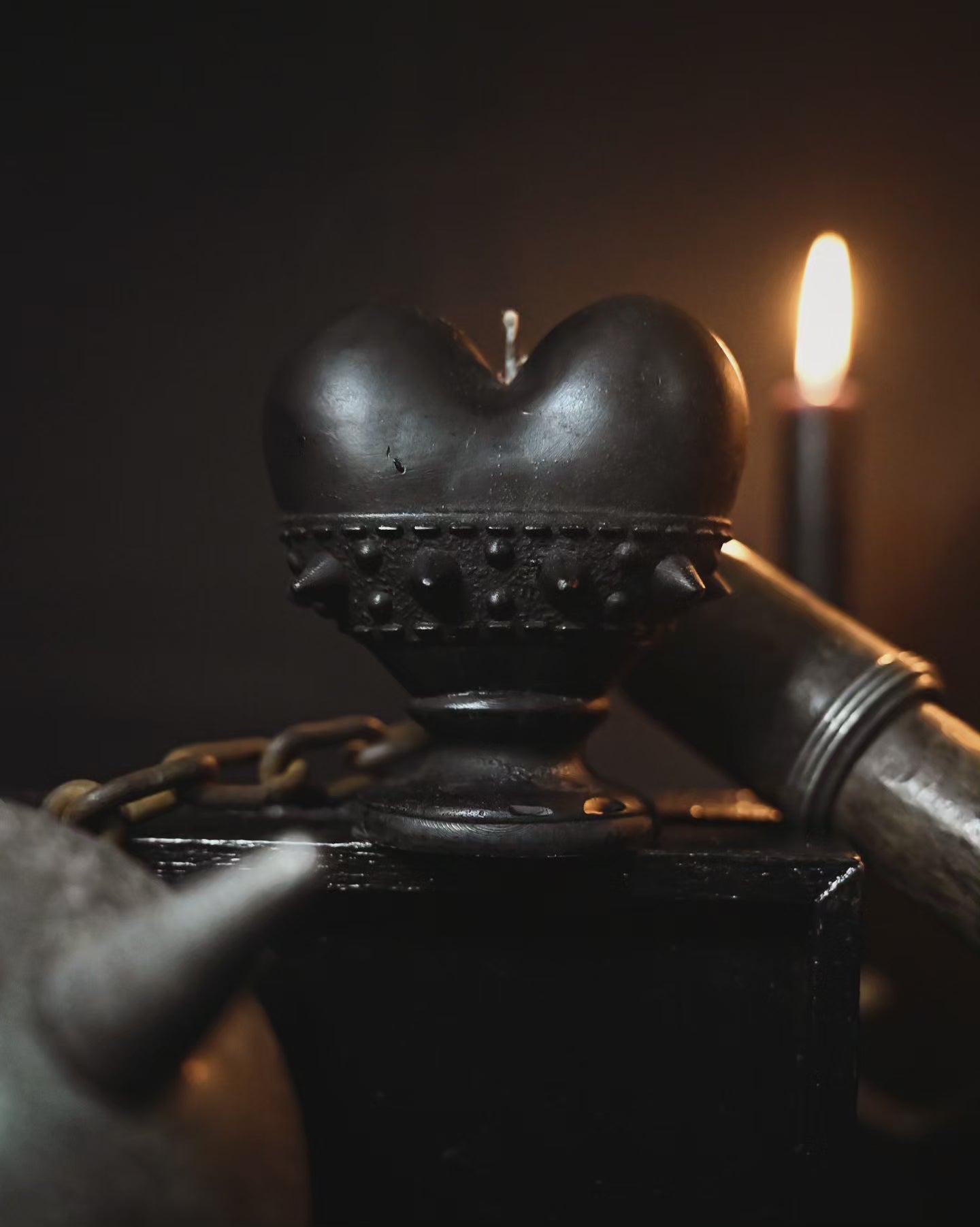 The Studded Heart Pillar