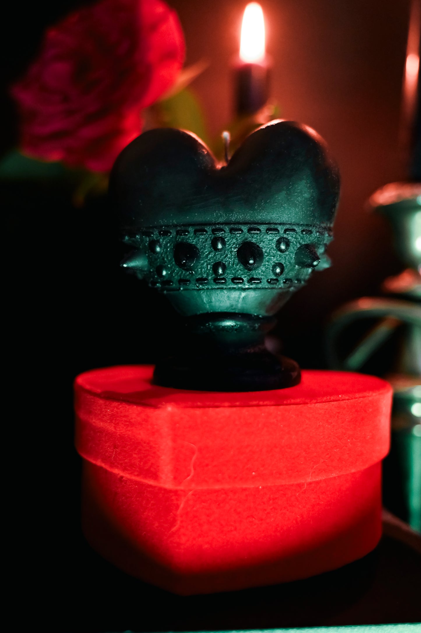 The Studded Heart Pillar