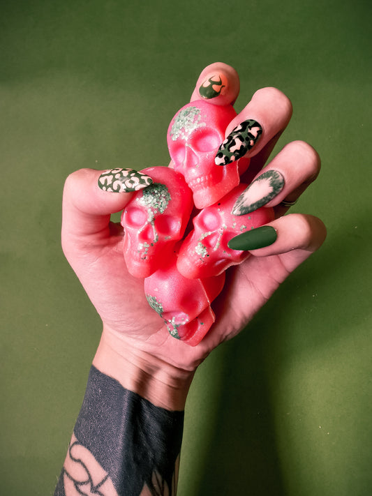 'Earth' 3D Skull Wax Melts