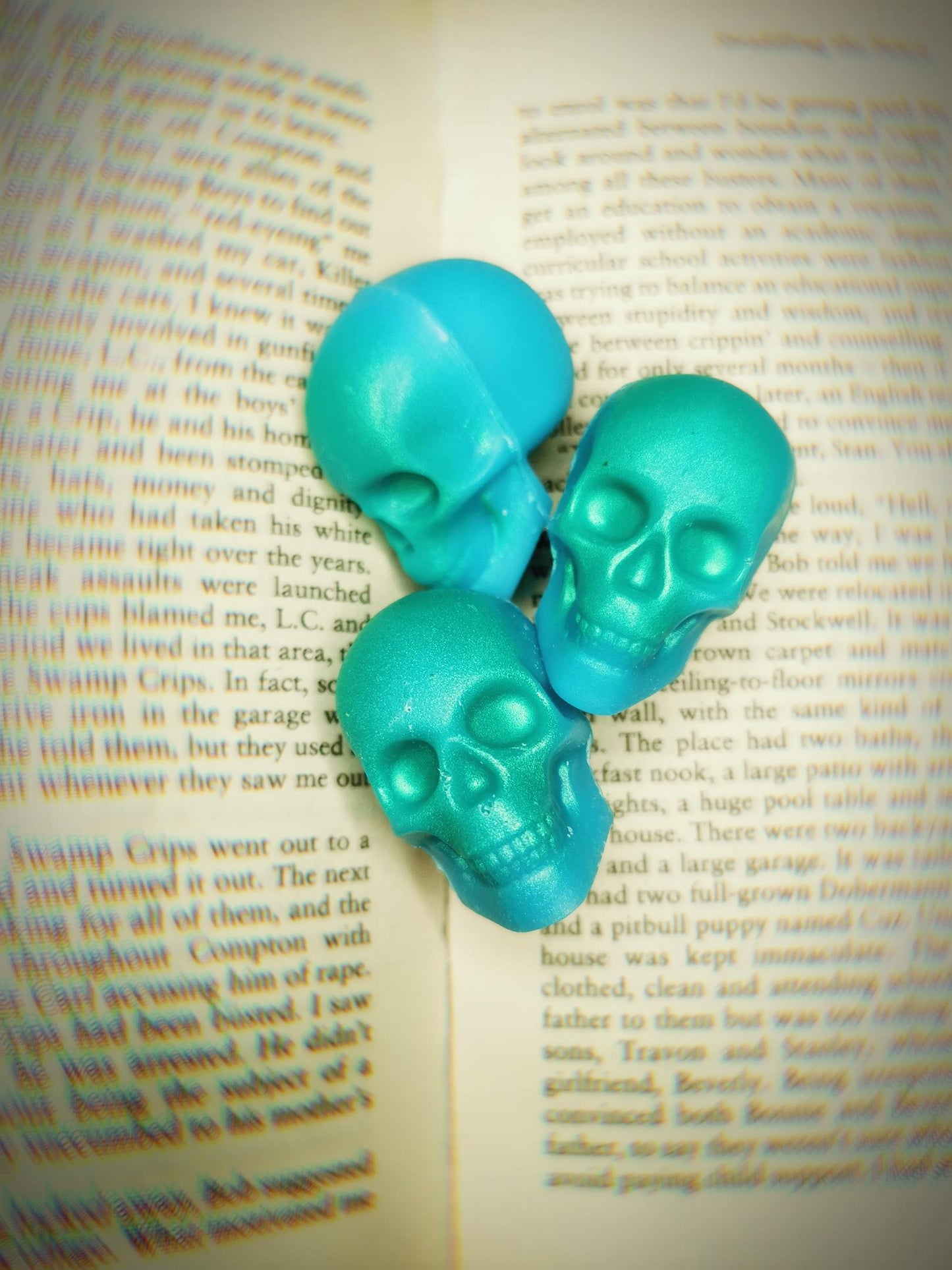 ‘Paperback Writer’ Skull wax melts