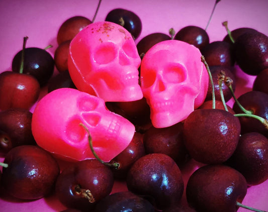 ‘Cherry Bomb’ Skull wax melts